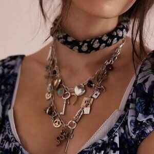 Free People Maxamillion Charm Necklace RARE SOLD OUT STYLE: Saddle Up